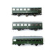 3 Voitures «Rekowagen», DR Ep IV-HO 1/87-ROCO 74071