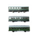 3 Voitures «Rekowagen», DR Ep IV-HO 1/87-ROCO 74071