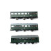 3 Voitures «Rekowagen», DR Ep IV (Set 1)-HO 1/87-ROCO 74070