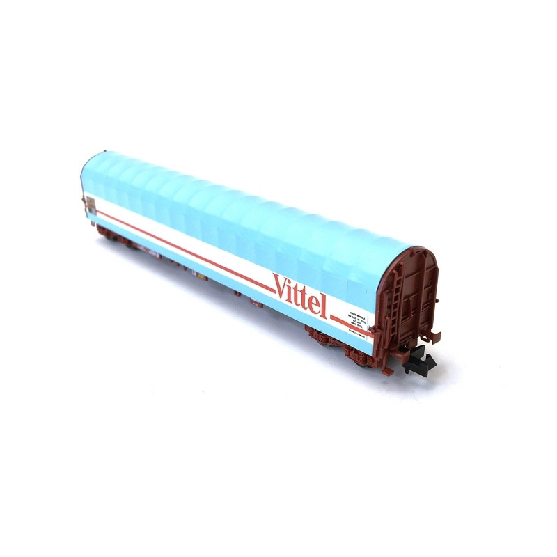 Wagon à bâche coulissante VITTEL, SNCF Ep IV-V -N 1/160- FLEISCHMANN 837711