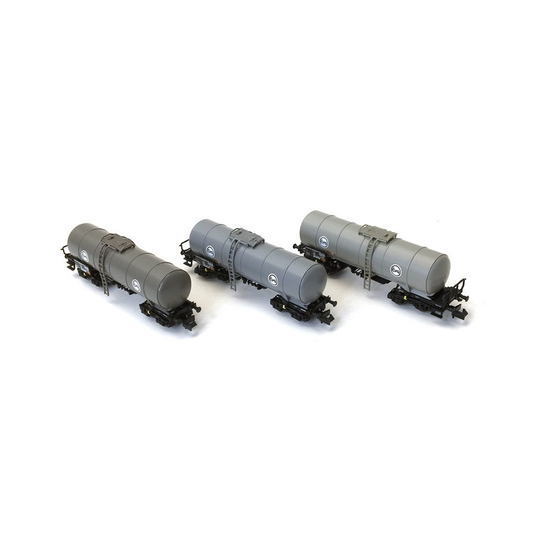 3 wagons-citernes, Eva DB Ep IV - N 1/160 - FLEISCHMANN 848028