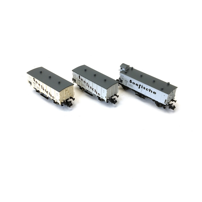 3 wagons frigorifiques "Seefische", DRG Ep II - N 1/160 - FLEISCHMANN 881810