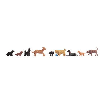 9 Chiens - HO 1/87 - NOCH 15719