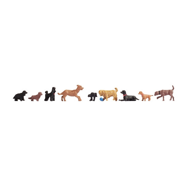 9 Chiens - HO 1/87 - NOCH 15719
