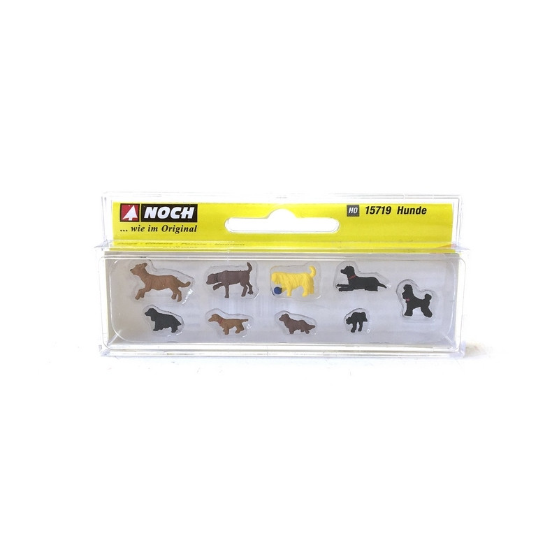 9 Chiens - HO 1/87 - NOCH 15719