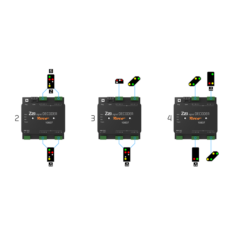 Décodeur de signaux Z21-Toutes échelles-ROCO 10837