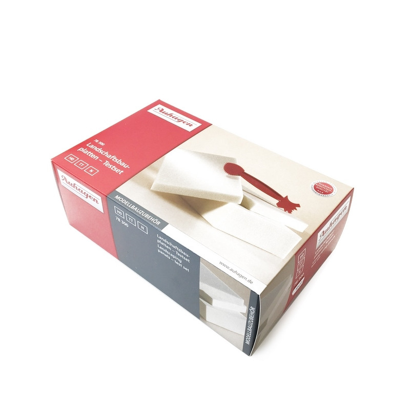 3 Plaques de mousse légère - ensemble de test - Auhagen 78300