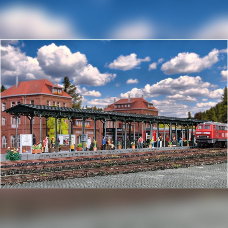 Quai de gare HO KIBRI 39569 modelisme ferroviaire diorama neuf KIBRI