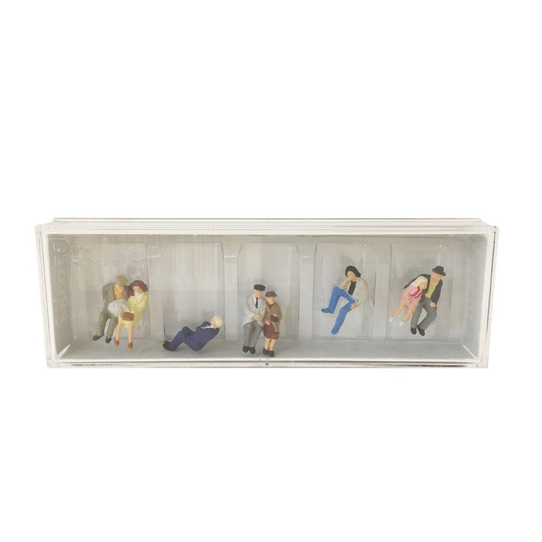 Personnages assis (Bus, Trains,...) - HO 1/87 - PREISER 10384