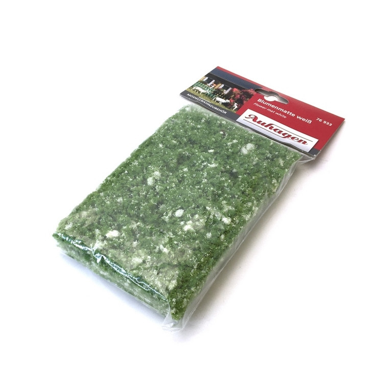 Tapis de fleurs blanches 95 x 150 mm - Auhagen 76933