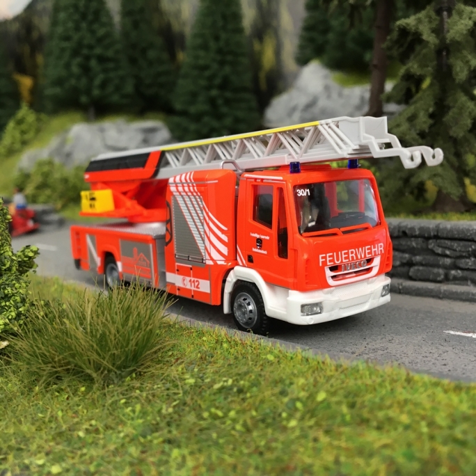 Camion de Pompiers Magirus DLK 32-HO-1/87-RIETZE 68581