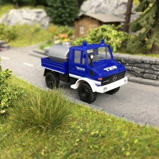 Camion Unimog U 1300 THW - HO 1/87 - WIKING 037403