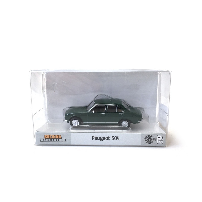 Peugeot 504 Verte -HO 1/87-BREKINA 2086