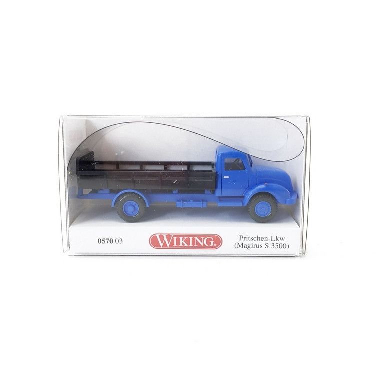 Camion Magirus S 3500 Plateau de transport-HO 1/87-WIKING 057003
