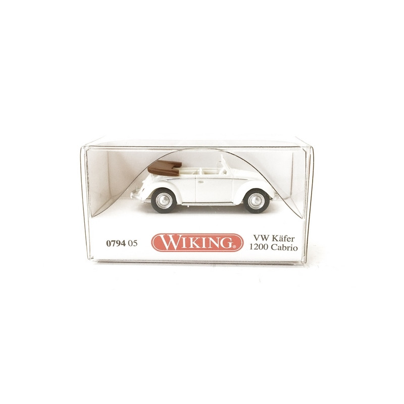 VW Coccinelle 1200 Cabriolet 1965 - HO 1/87 - WIKING 079405
