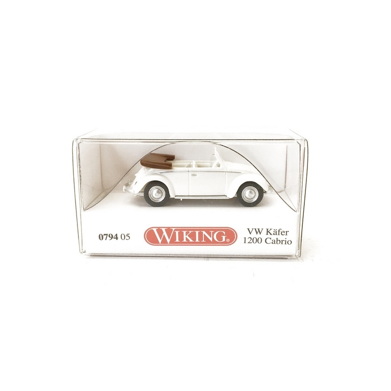 VW Coccinelle 1200 Cabriolet 1965 - HO 1/87 - WIKING 079405