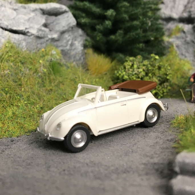 VW Coccinelle 1200 Cabriolet 1965 - HO 1/87 - WIKING 079405