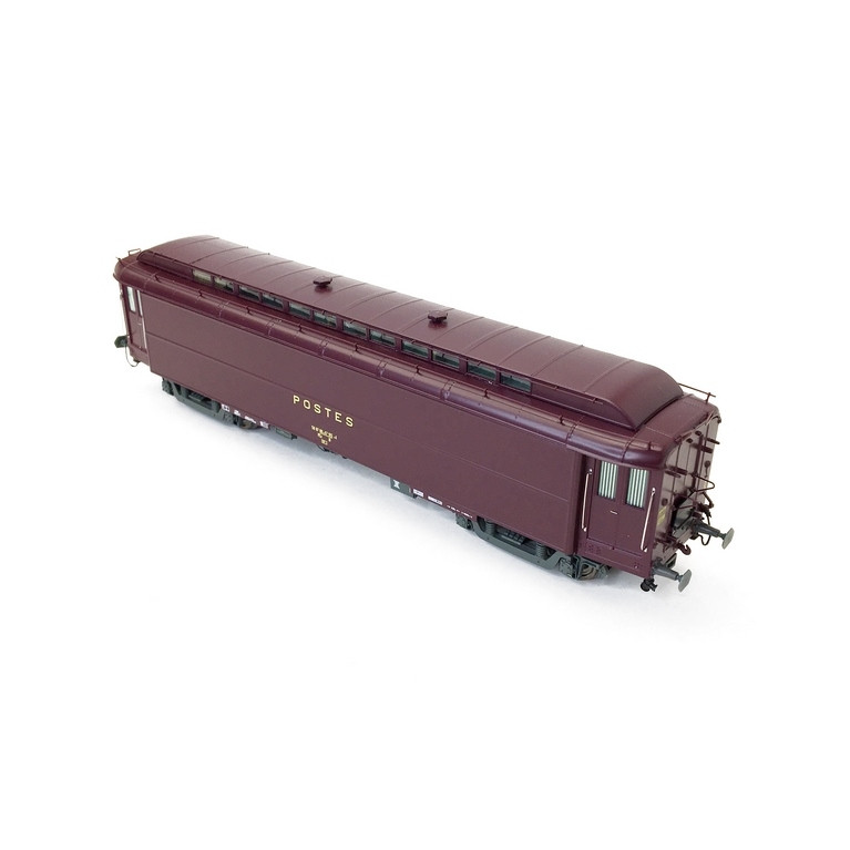 Voitures Postale Courtes OCEM - 16 m Ep IV - HO 1/87 - REE VB254
