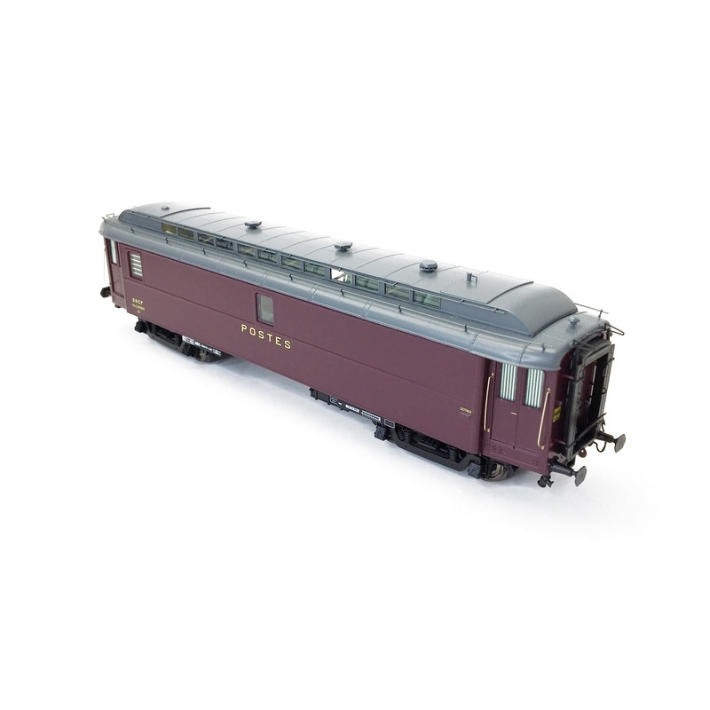 Voitures Postale Courtes OCEM - 16 m Ep III - HO 1/87 - REE VB249