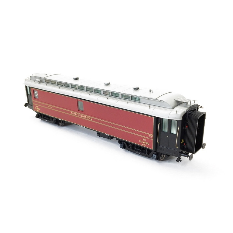 Voitures Postale Courtes OCEM - 16 m Ep II - HO 1/87 - REE VB260