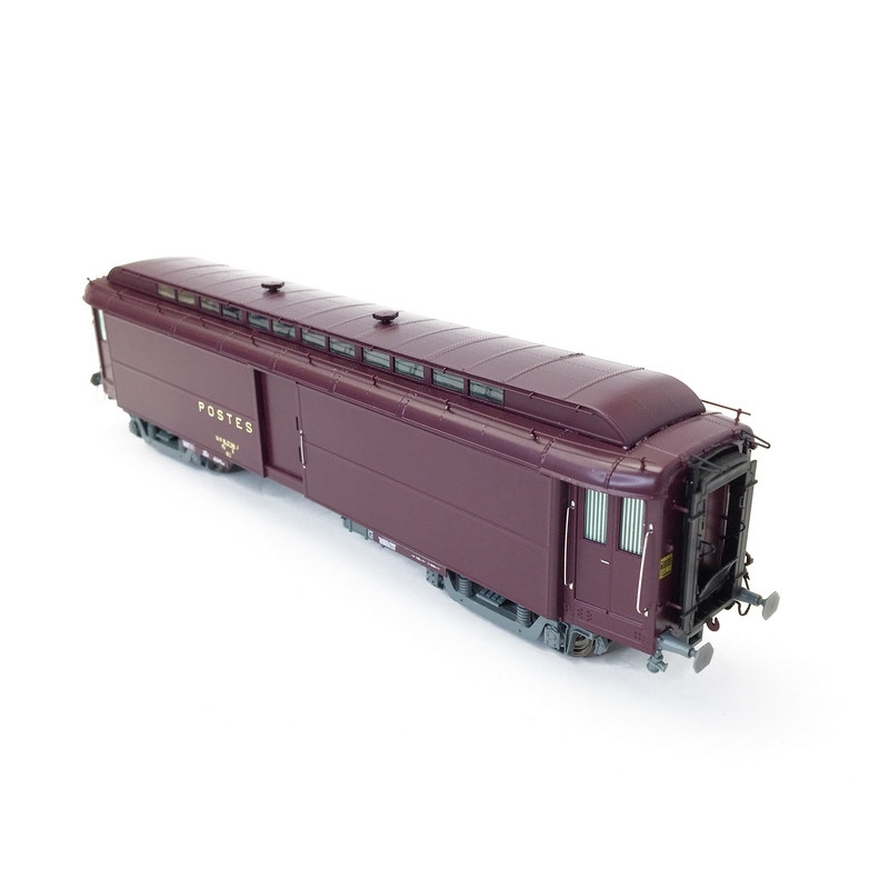 Voitures Postale Courtes OCEM - 16 m Ep IV - HO 1/87 - REE VB256