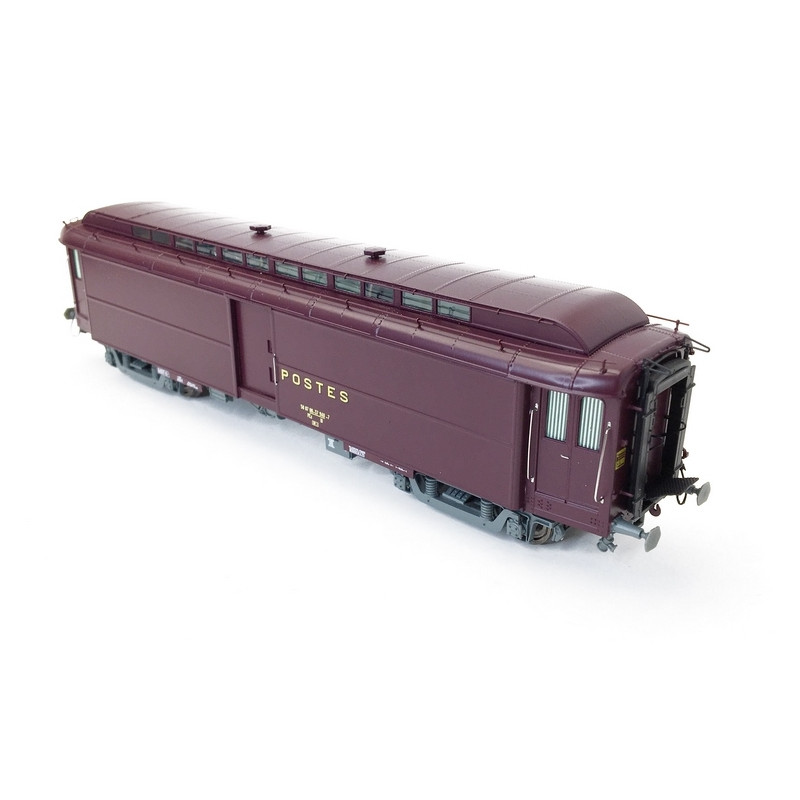 Voitures Postale Courtes OCEM - 16 m Ep IV - HO 1/87 - REE VB256