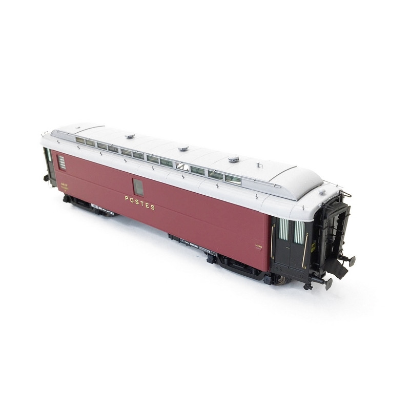 Voitures Postale Courtes OCEM - 16 m Ep III - HO 1/87 - REE VB247