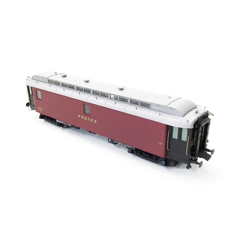 Voitures Postale Courtes OCEM - 16 m Ep III - HO 1/87 - REE VB247