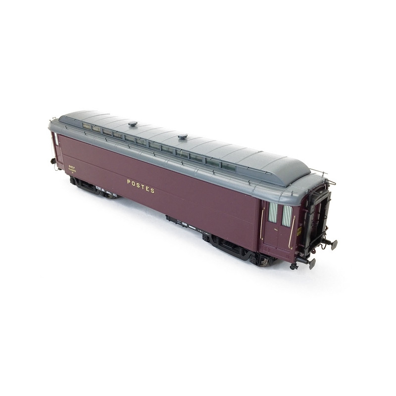 Voitures Postale Courtes OCEM - 16 m Ep III - HO 1/87 - REE VB252