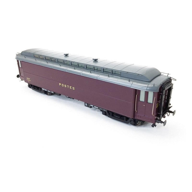 Voitures Postale Courtes OCEM - 16 m Ep III - HO 1/87 - REE VB252
