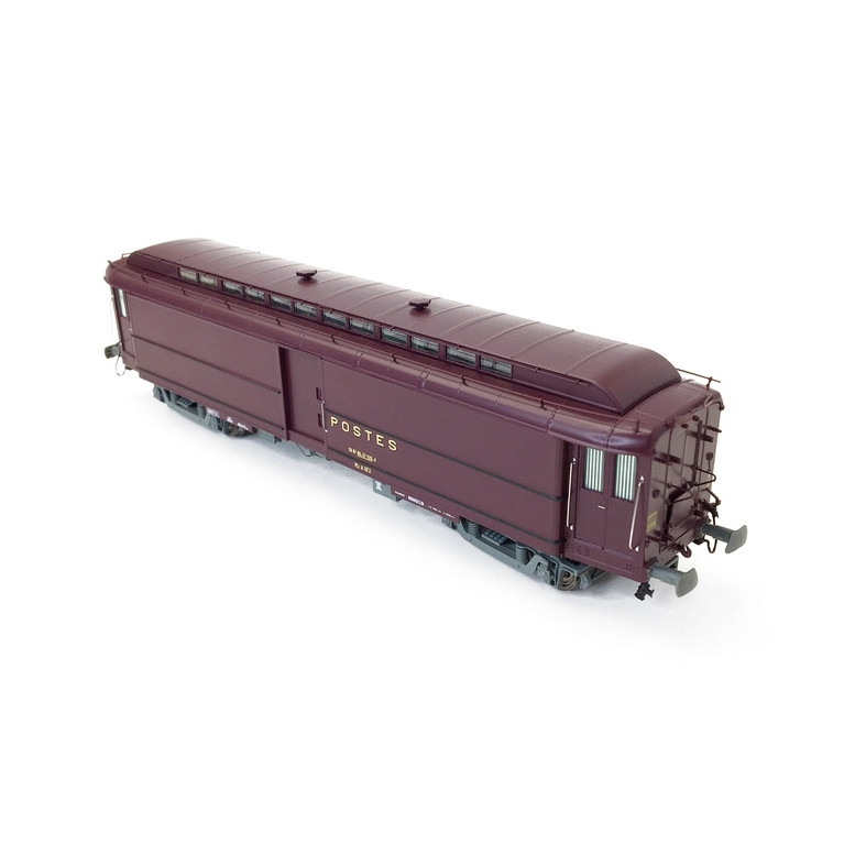 Voitures Postale Courtes OCEM - 16 m Ep IV - HO 1/87 - REE VB258