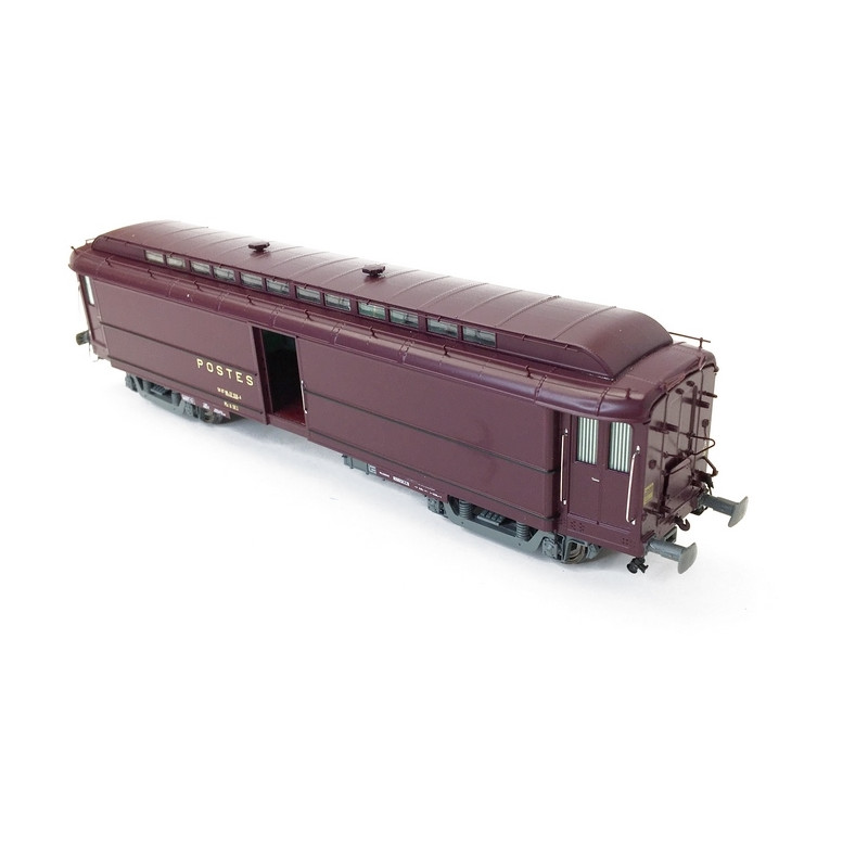 Voitures Postale Courtes OCEM - 16 m Ep IV - HO 1/87 - REE VB258