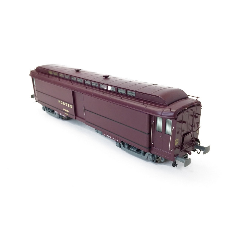 Voitures Postale Courtes OCEM - 16 m Ep IV - HO 1/87 - REE VB257