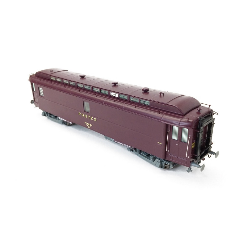 Voiture Postale Courte OCEM - 16 m Ep IV - HO 1/87 - REE VB251