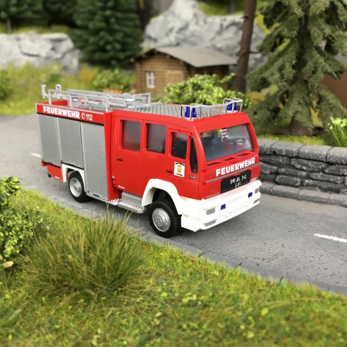 Camion de Pompiers Schlingmann TLF-HO-1/87-RIETZE 68273