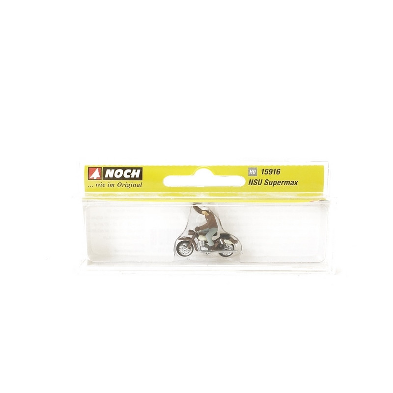Motard sur NSU Supermax - HO 1/87 - NOCH 15916