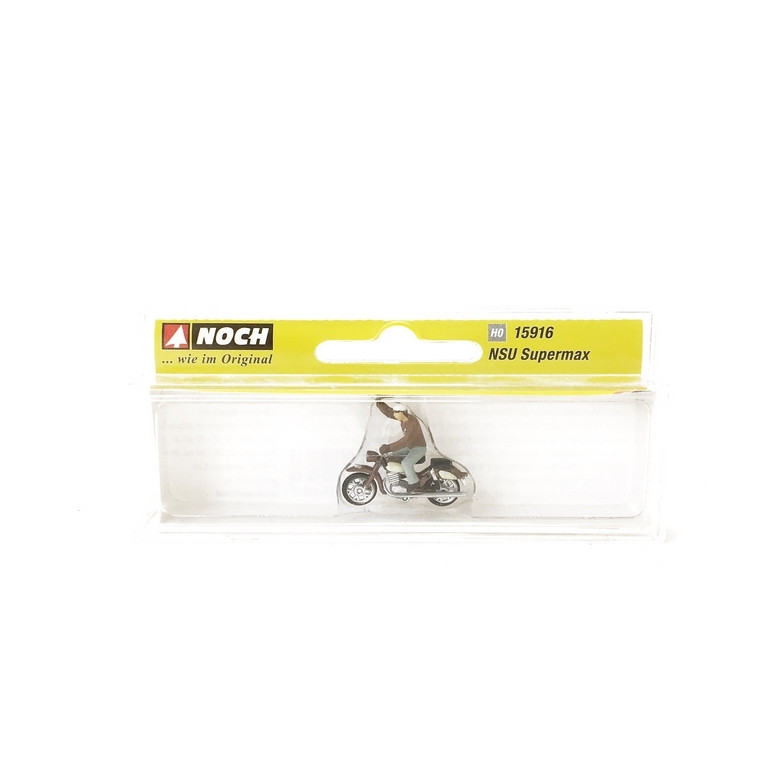 Motard sur NSU Supermax - HO 1/87 - NOCH 15916