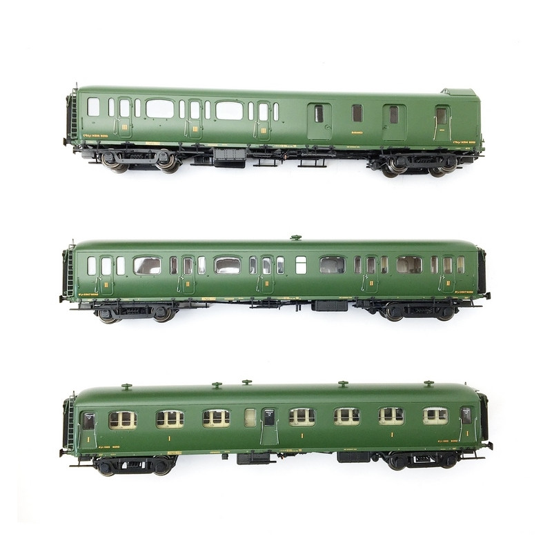 3 Voitures Express Nord Ep II - HO 1/87 - LSModels 40320