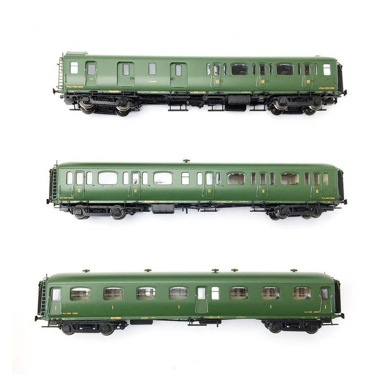 3 Voitures Express Nord Ep II - HO 1/87 - LSModels 40320
