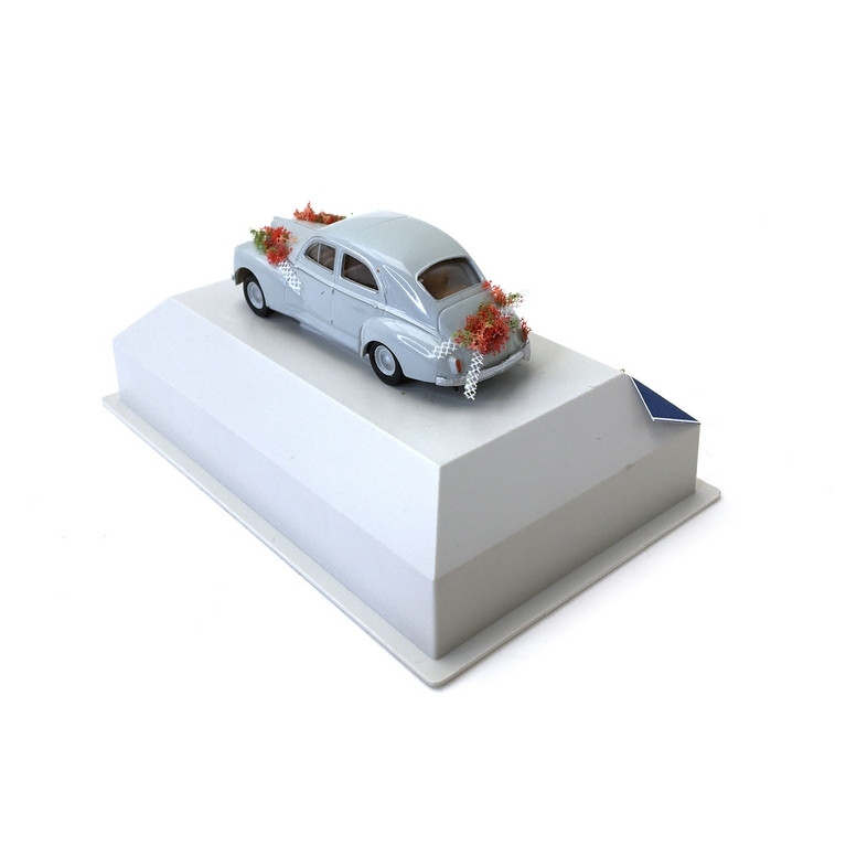 Peugeot 203 Grise "Mariés"-HO 1/87-SAI 2512