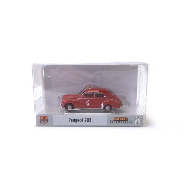 Peugeot 203 Pompiers 18 -HO 1/87-BREKINA 2517