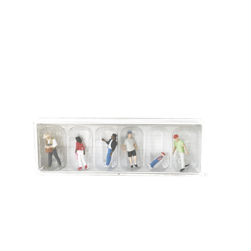6 Passants - HO 1/87 - PREISER 10793