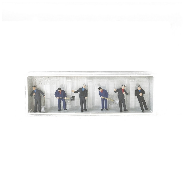 6 Cheminots Français - HO 1/87 - PREISER 10788