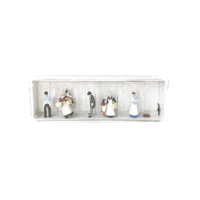 Personnages 1900 - Epicerie - HO 1/87 - PREISER 12193