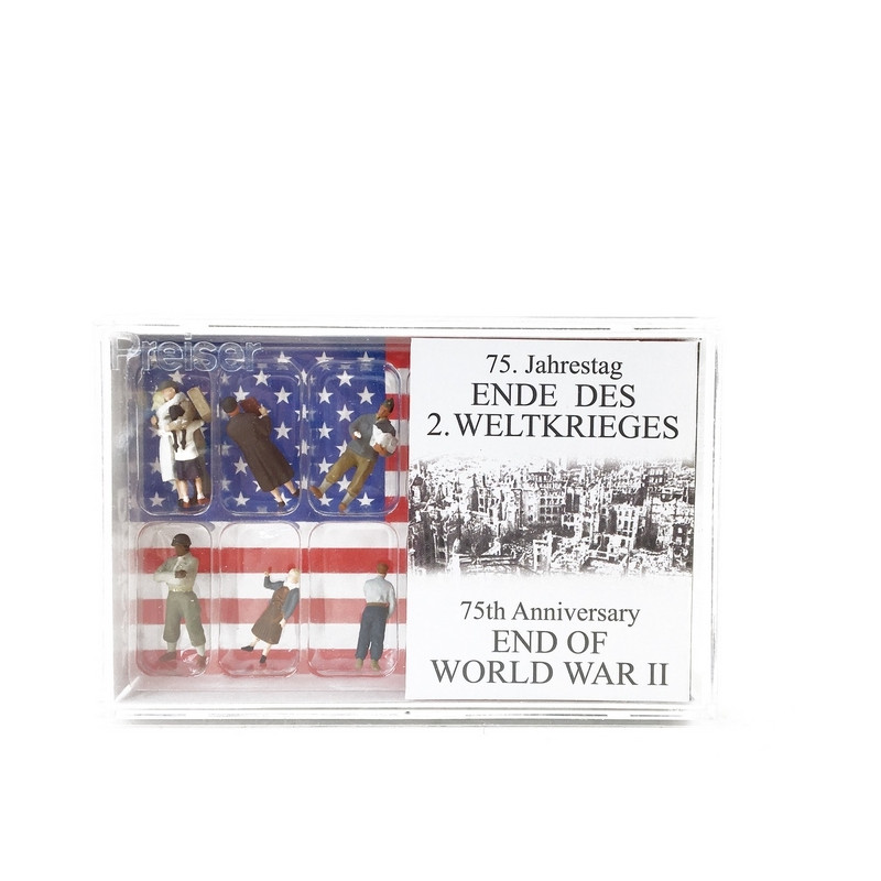 75e Anniversaire de la Fin de la 2e Guerre Mondiale - HO 1/87 - PREISER 13404