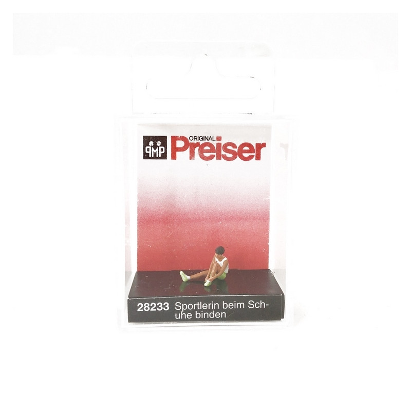 Sportive attachant ses chaussures-HO 1/87-PREISER 28233