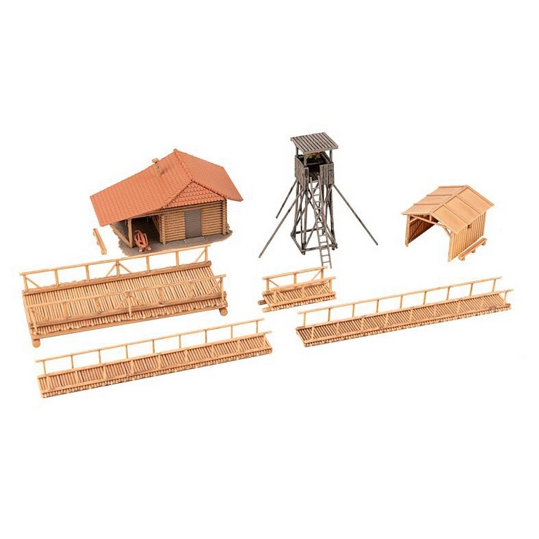 Pavillon de chasse avec Mirador-HO 1/87-FALLER 130637