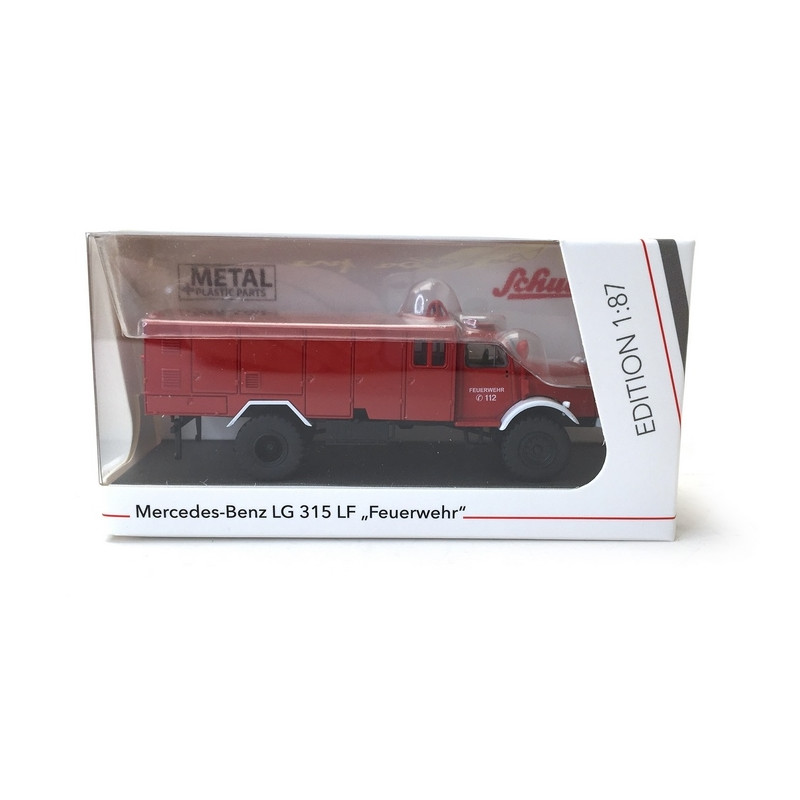 Camion Mercedes LG 315 LF Pompiers-HO 1/87-SCHUCO 452649600