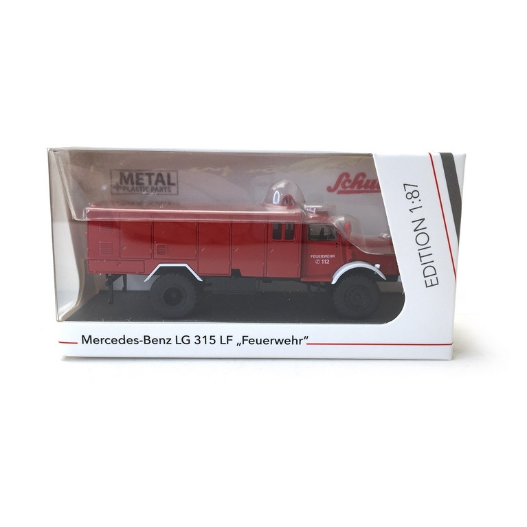 Camion Mercedes LG 315 LF Pompiers-HO 1/87-SCHUCO 452649600