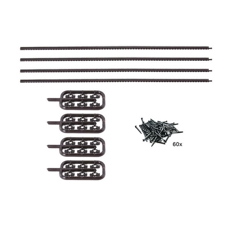 4 Crémaillères flexibles pour rails Roco Line-HO-1/87-ROCO 42602